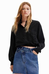 Desigual Cropped heart pocket Üstler Kadın | 965821-ASF