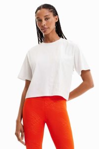 Desigual Cropped sport Tişörtü Kadın | 249507-GLZ