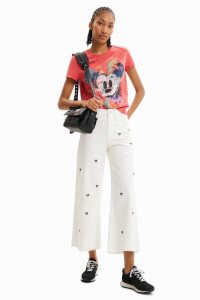 Desigual Disney's Mickey Mouse arty Tişört Kadın | 805692-JNC