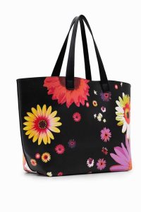 Desigual Extra-large reversible floral shopper Çanta Kadın | 360824-ZWT