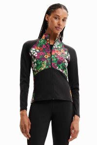 Desigual Floral slim sport jacket Tişörtü Kadın | 129503-NYO