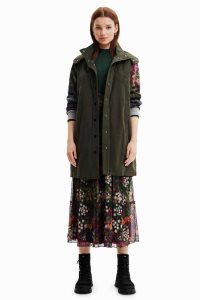 Desigual Hibrit long parka Ceket Kadın | 610359-CGI