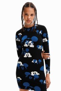 Desigual Kısa Disney's Mickey Mouse Elbise Kadın | 071483-KUB