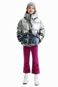 Desigual Kısa padded metallic Kaban Kiz Çocuk | 234956-WKR