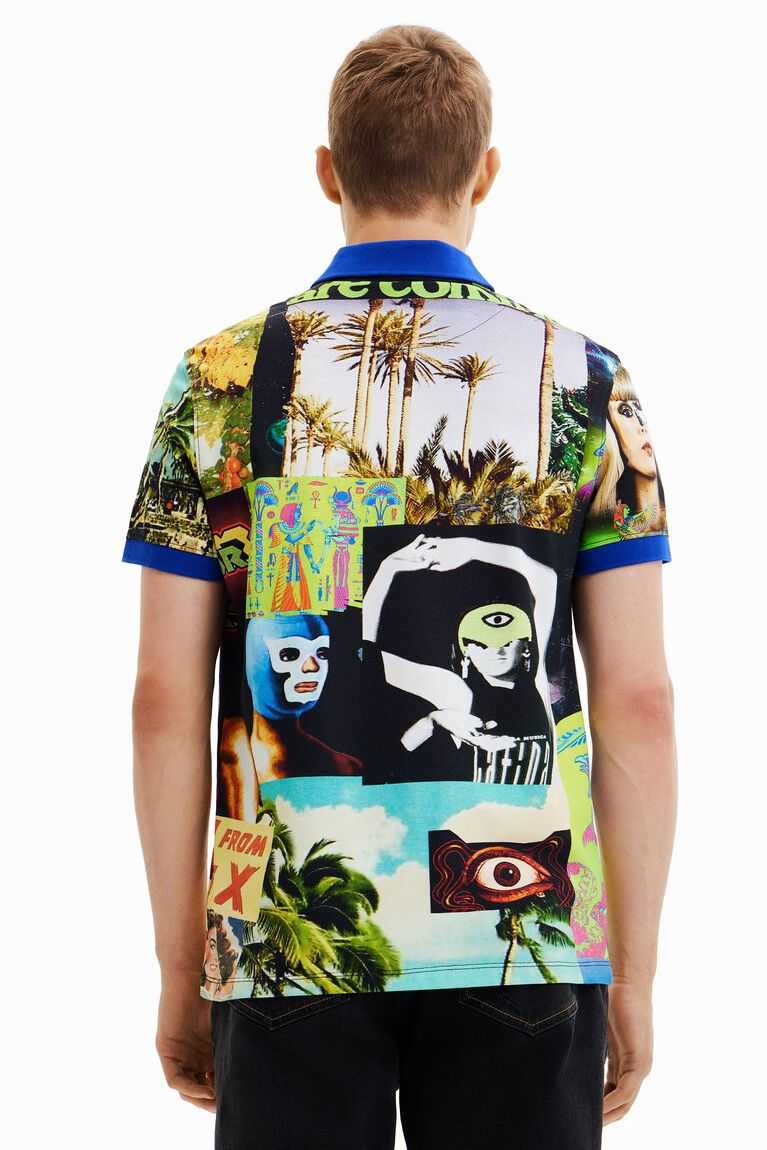 Desigual Alien collage Polo Gömlek Erkek | 638102-HCW