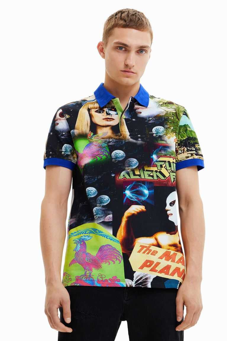 Desigual Alien collage Polo Gömlek Erkek | 638102-HCW