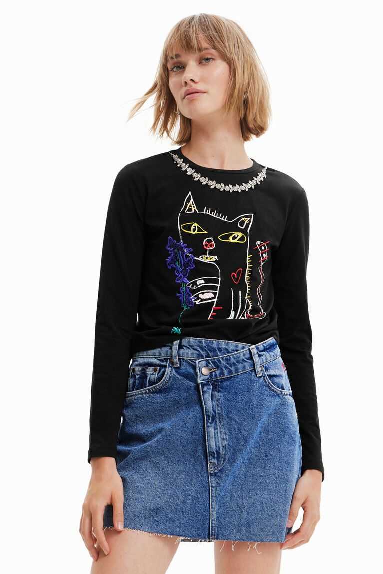 Desigual Arty cat Tişört Kadın | 207153-CUS