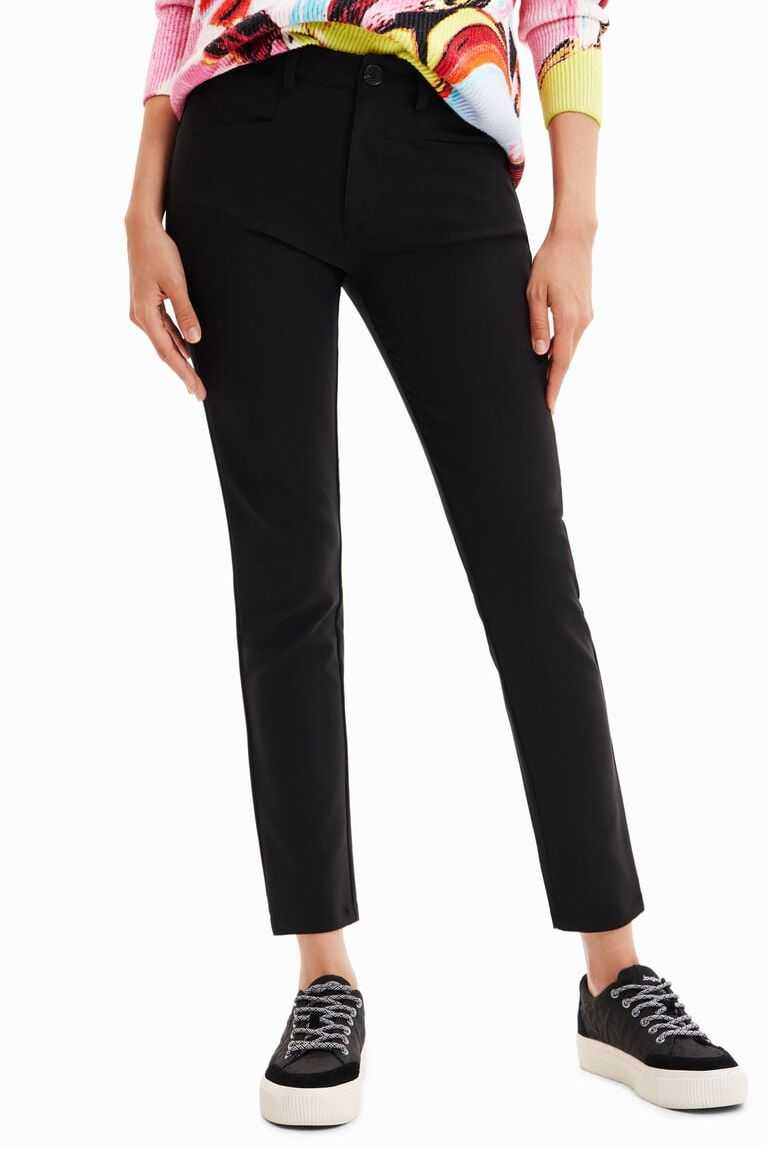 Desigual Basic skinny trousers Tayt Kadın | 675290-KAY