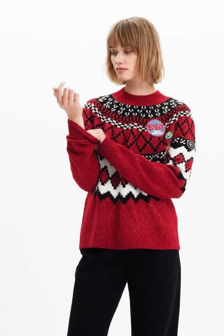 Desigual Border jumper Kazak Kadın | 950376-SDE