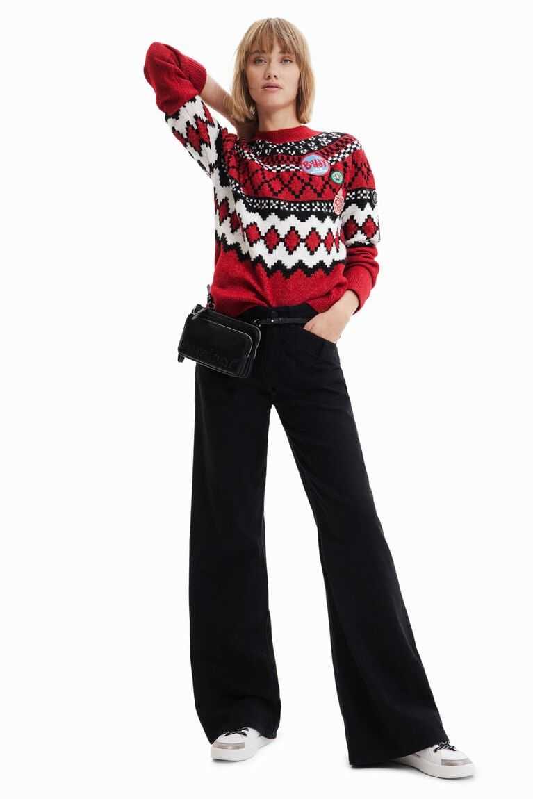 Desigual Border jumper Kazak Kadın | 950376-SDE