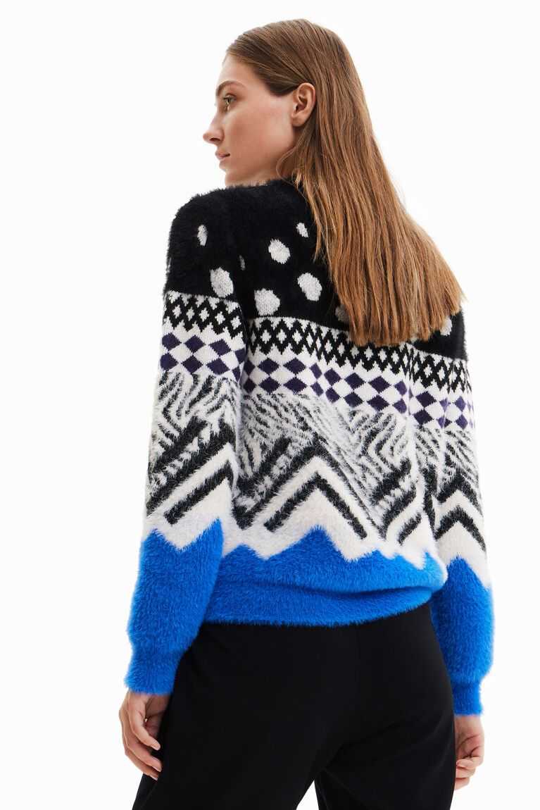 Desigual Border pullover Kazak Kadın | 189065-YWB