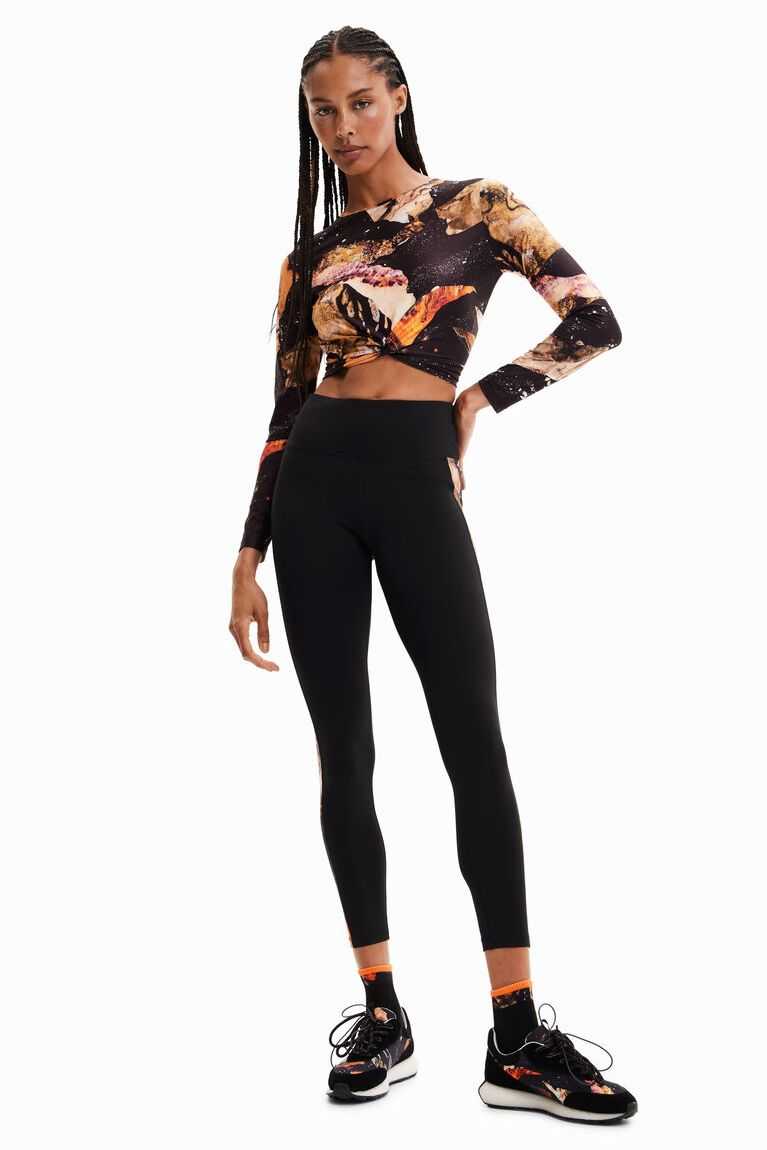 Desigual Cropped mineral Tişört Kadın | 680953-JKE