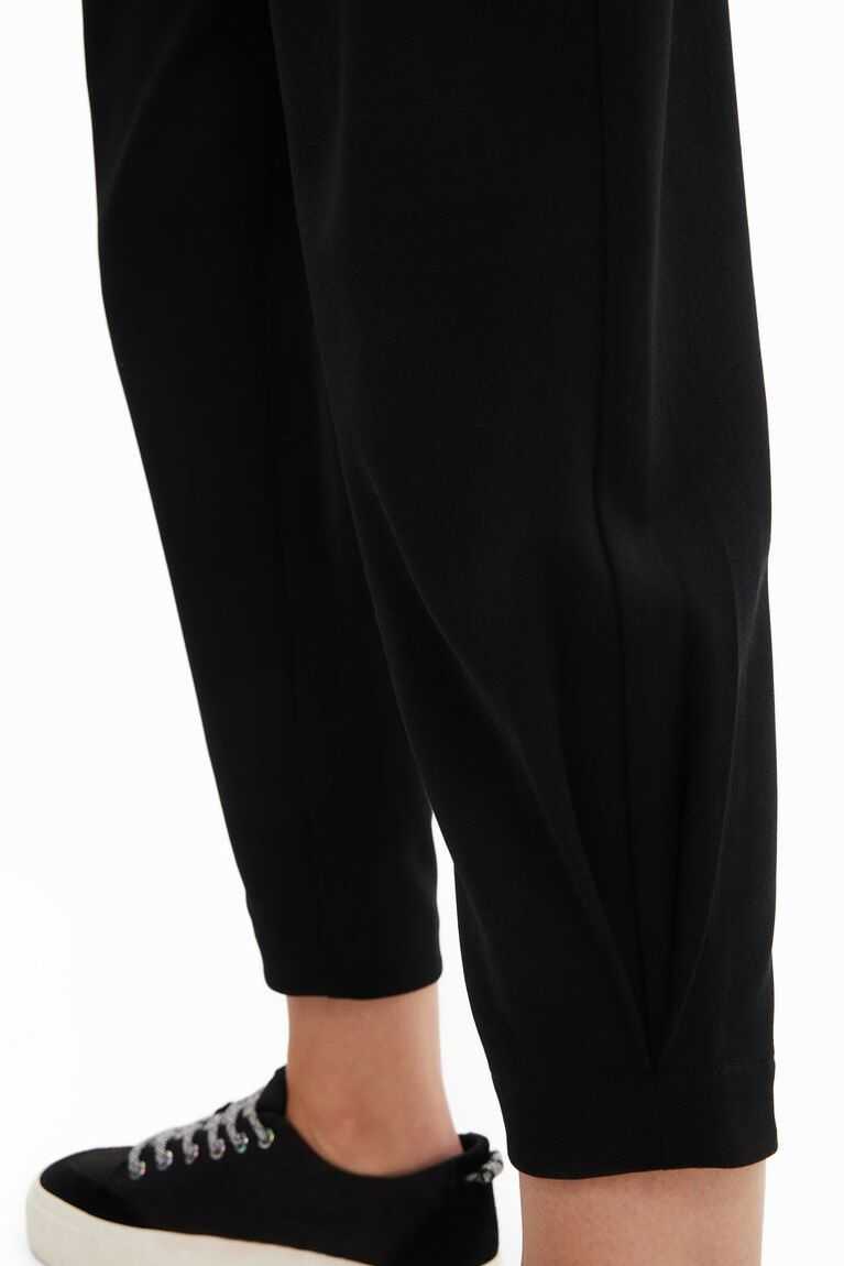 Desigual Cropped slouchy trousers Tayt Kadın | 320968-LNJ