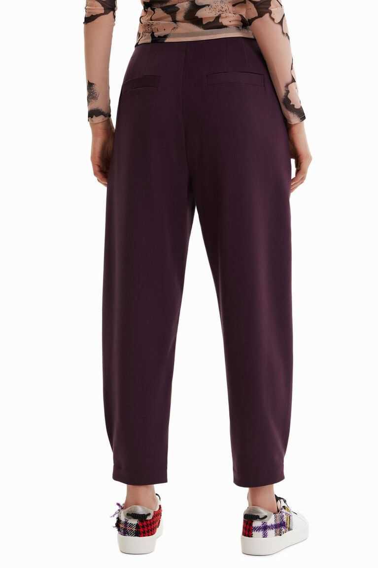 Desigual Cropped slouchy trousers Tayt Kadın | 543286-QDF