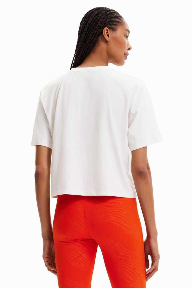 Desigual Cropped sport Tişörtü Kadın | 249507-GLZ