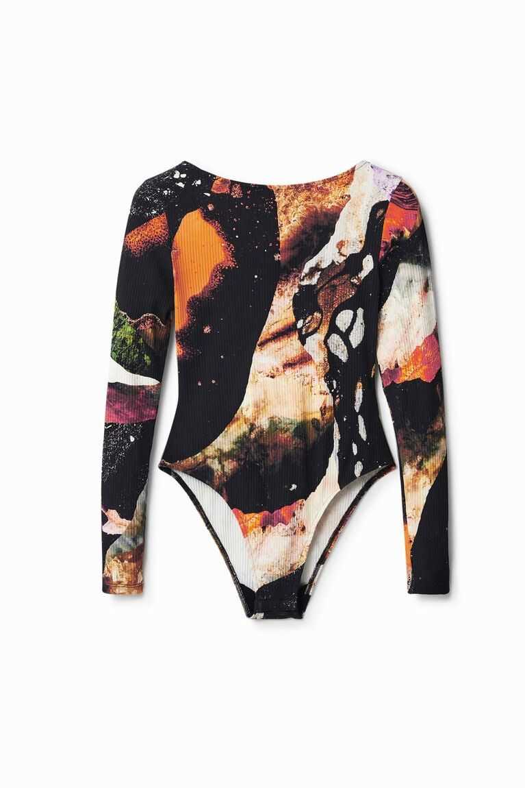 Desigual Dijital print slim Bodysuit Kadın | 517249-LCN