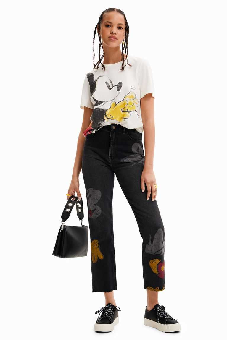 Desigual Disney's Mickey Mouse Tişört Kadın | 308579-GIP