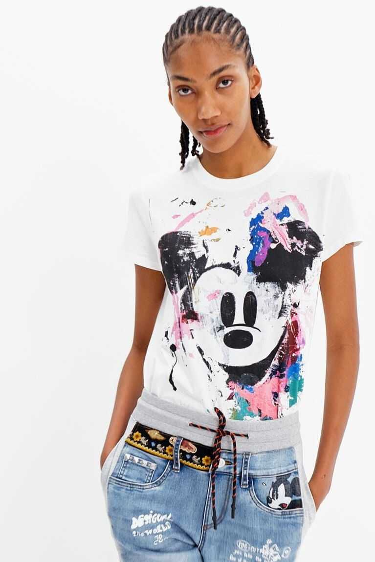 Desigual Disney's Mickey Mouse arty Tişört Kadın | 843217-DAJ