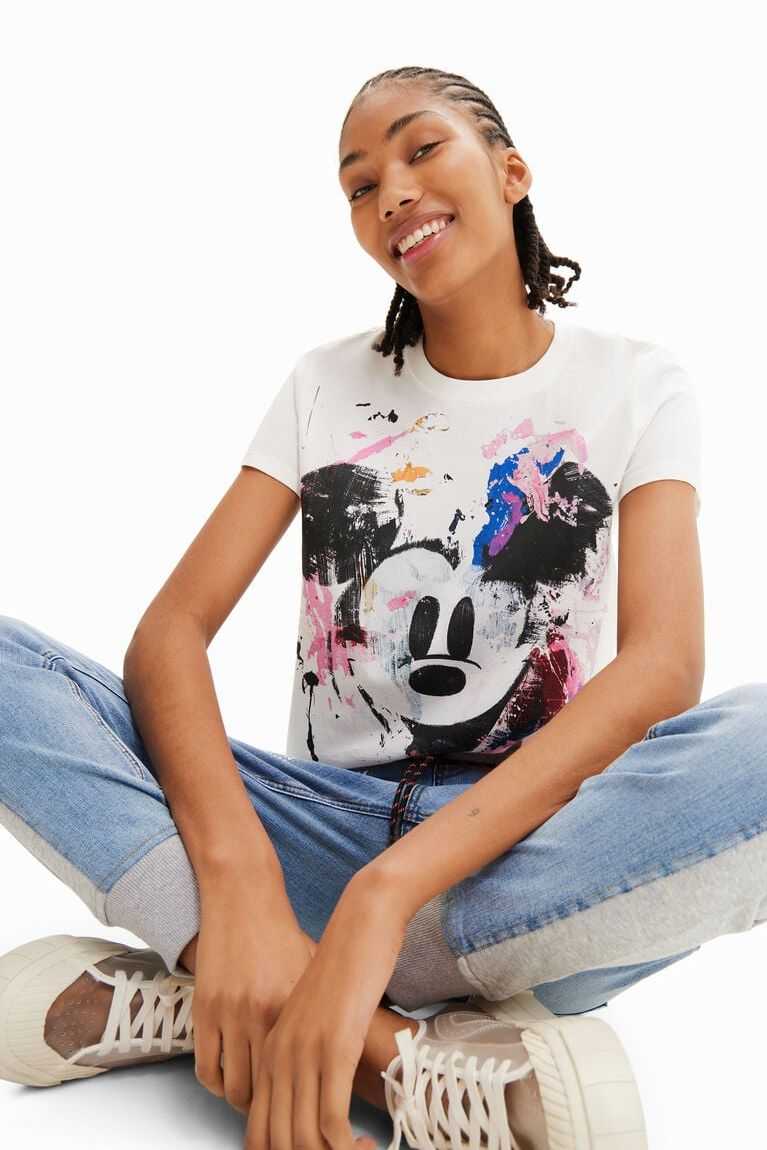 Desigual Disney\'s Mickey Mouse arty Tişört Kadın | 843217-DAJ