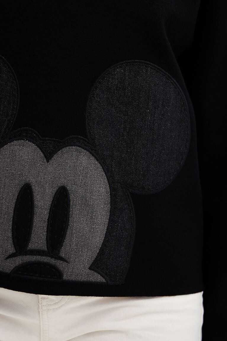 Desigual Disney's Mickey Mouse patch jumper Triko Kadın | 487659-VSI