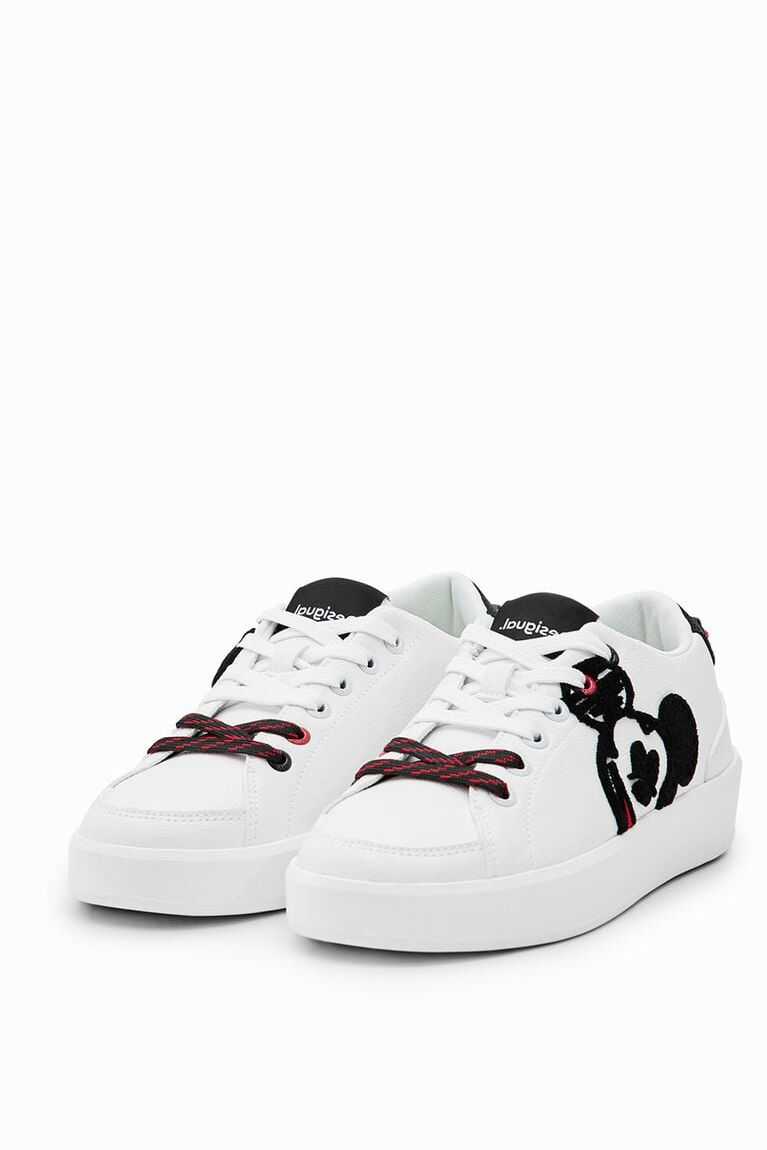 Desigual Disney's Mickey Mouse platform sneakers Triko Kadın | 097612-CQZ