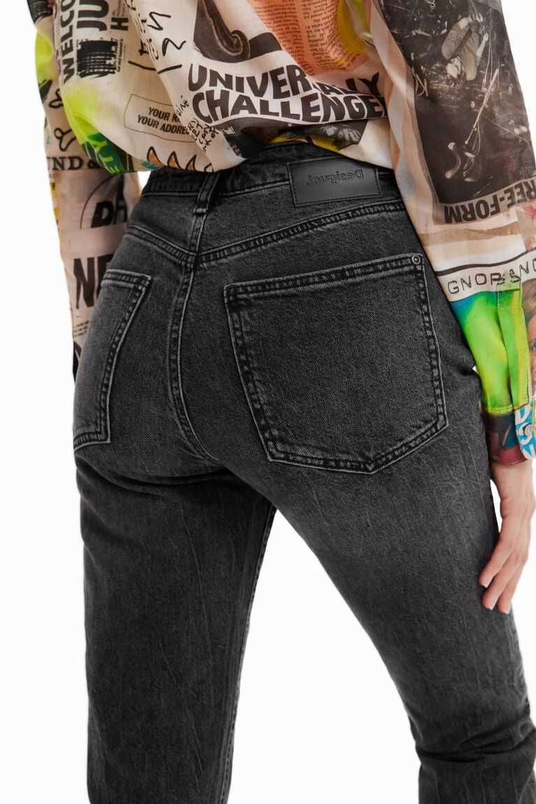 Desigual Düz ankle grazer Kot Pantolon Kadın | 059126-LYW