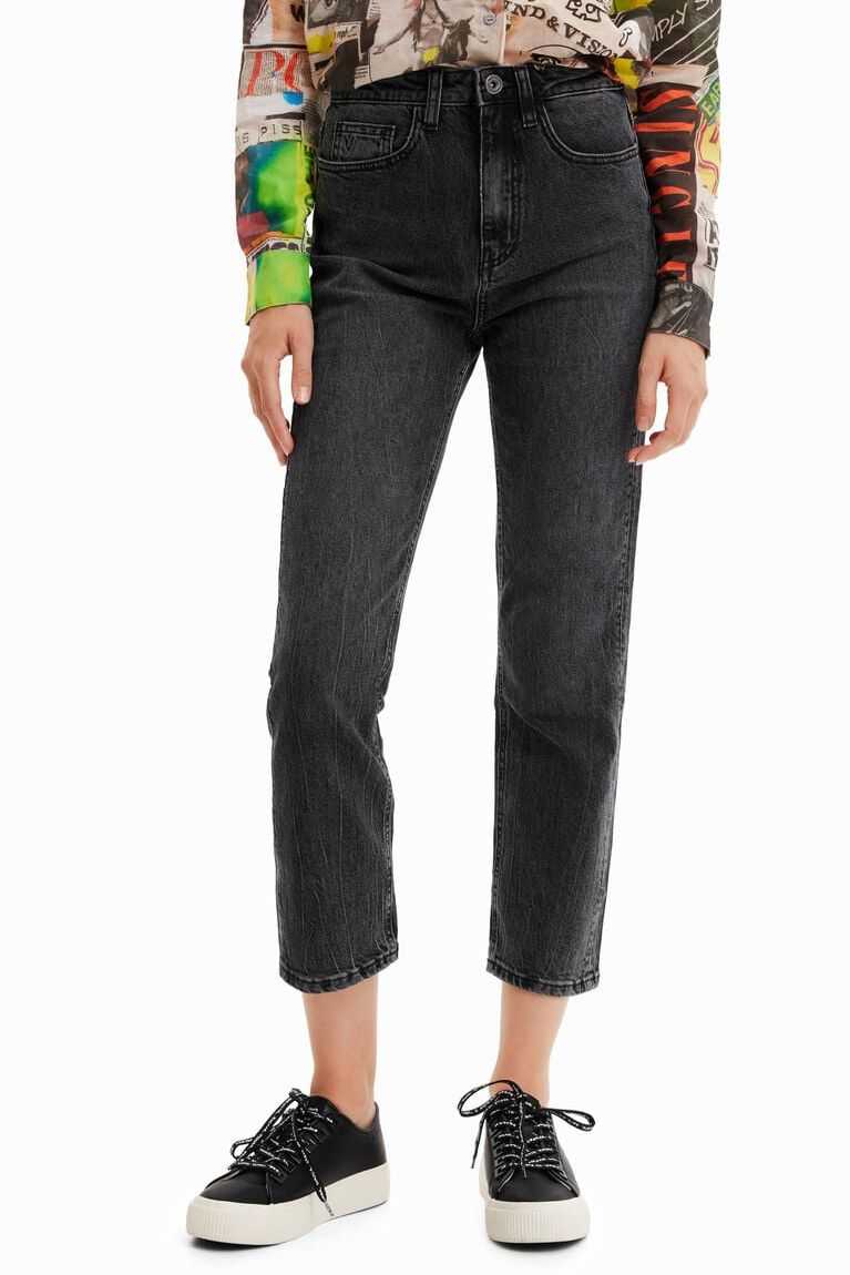 Desigual Düz ankle grazer Kot Pantolon Kadın | 059126-LYW