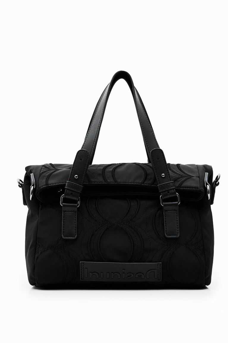 Desigual Embossed circles Tote Çanta Kadın | 756238-LTD