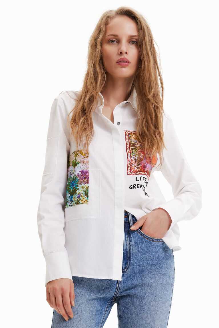 Desigual Embroidered patches Üstler Kadın | 584236-XSF