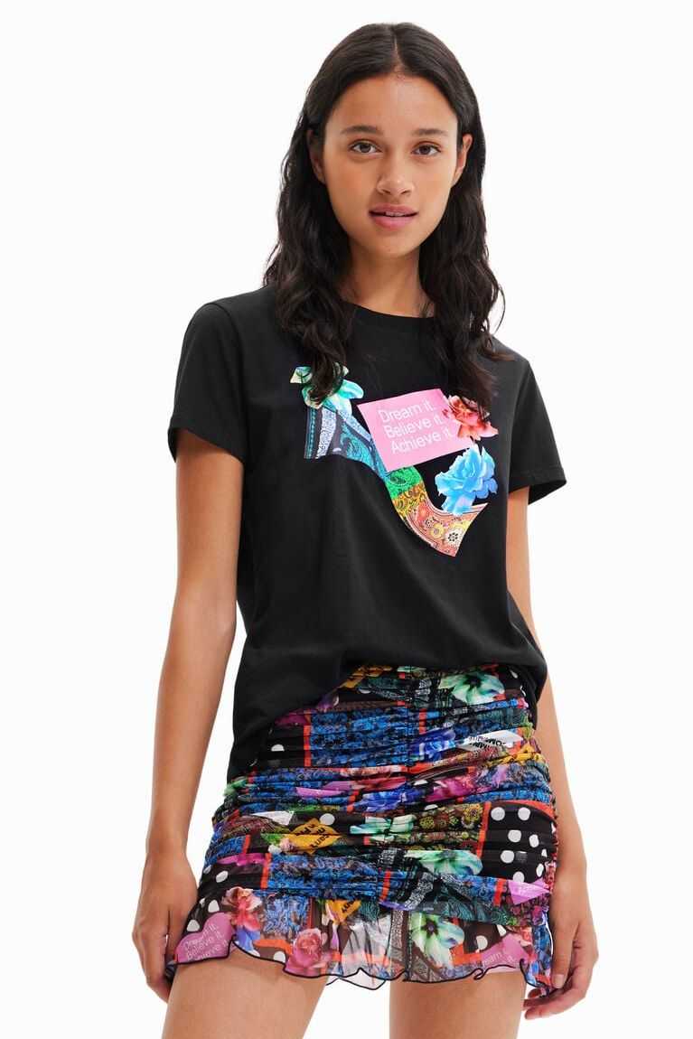 Desigual Fantasy print Tişört Kadın | 683291-NDU