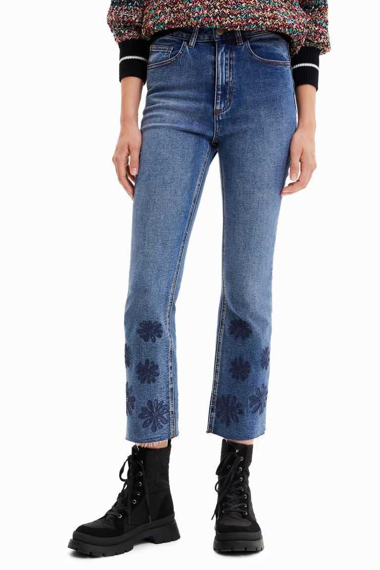 Desigual Flared cropped Kot Pantolon Kadın | 352410-MVX