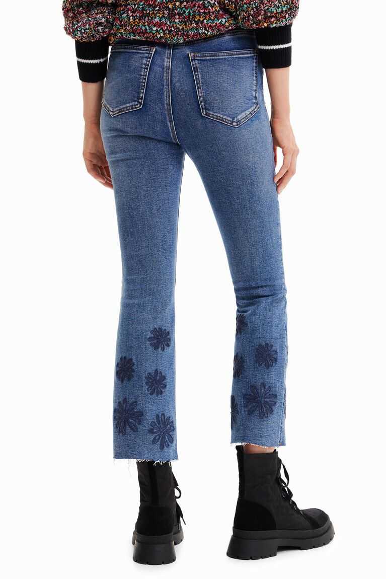 Desigual Flared cropped Kot Pantolon Kadın | 352410-MVX