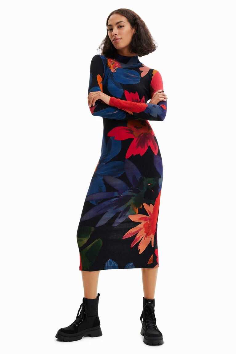 Desigual Floral midi Tulum Kadın | 541609-RYU