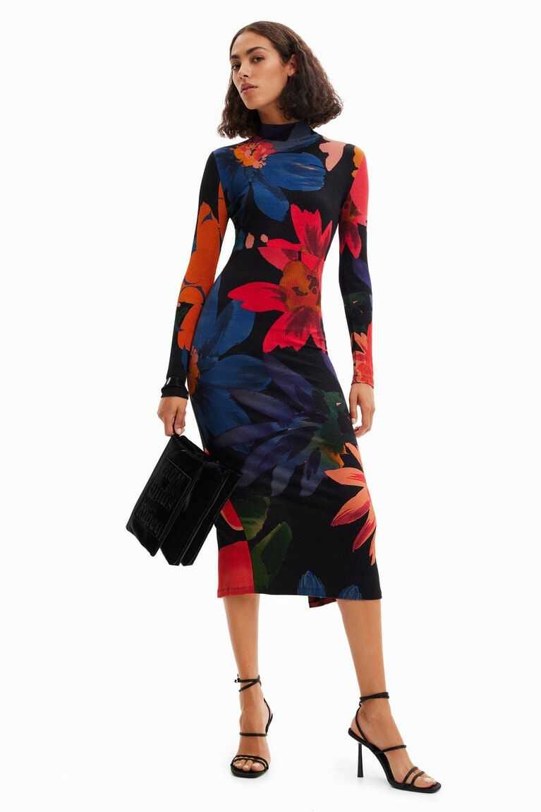 Desigual Floral midi Tulum Kadın | 541609-RYU