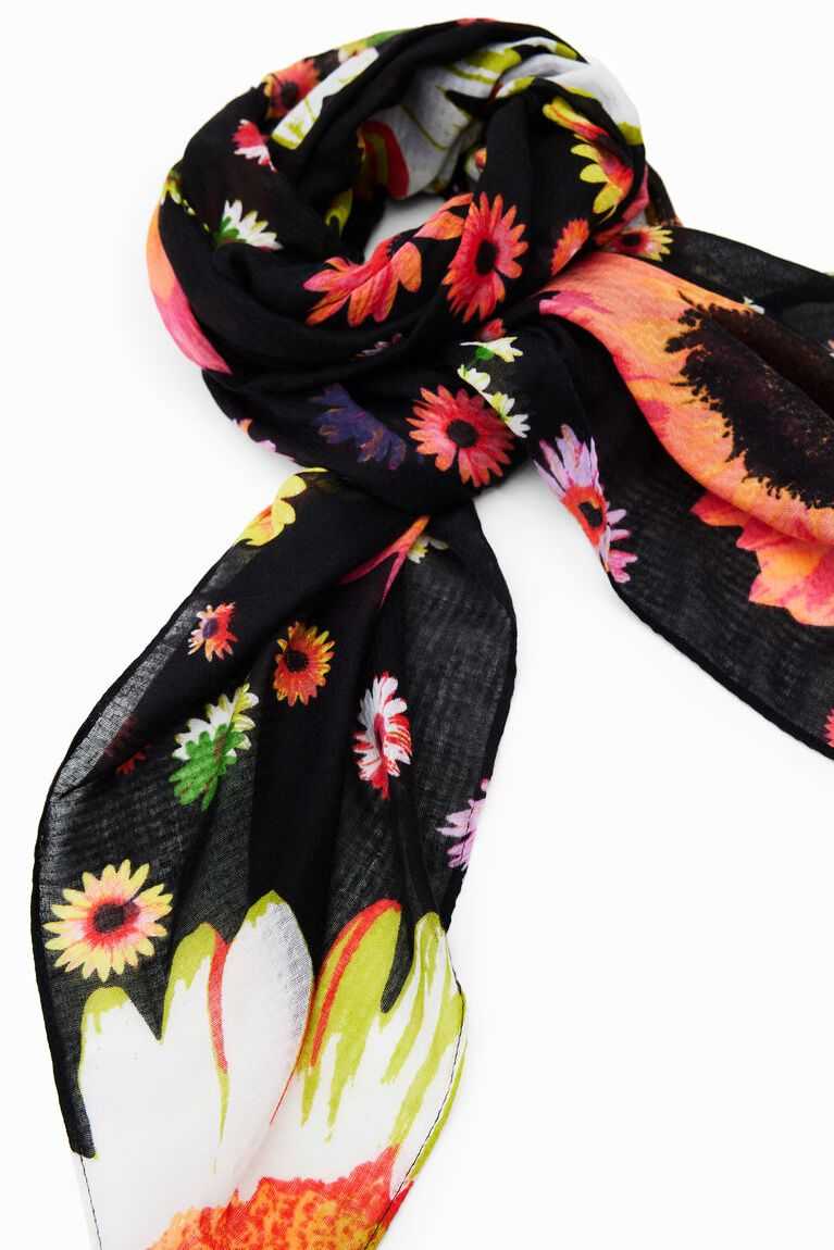 Desigual Floral patchwork foulard Fular Kadın | 852604-PXM