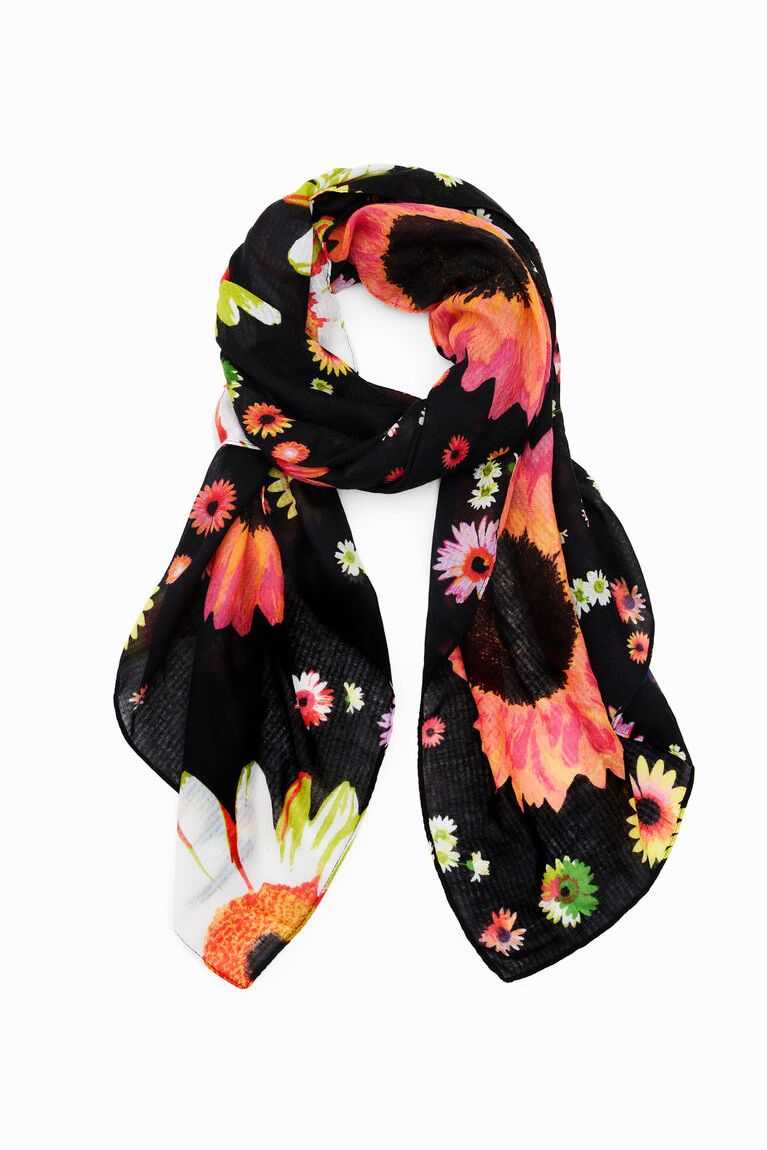 Desigual Floral patchwork foulard Fular Kadın | 852604-PXM