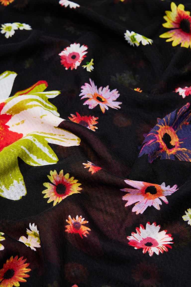 Desigual Floral patchwork foulard Fular Kadın | 852604-PXM