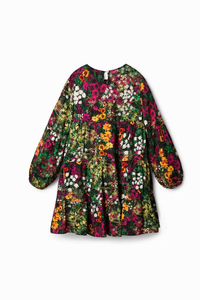 Desigual Floral print Elbise Kiz Çocuk | 268935-BZK