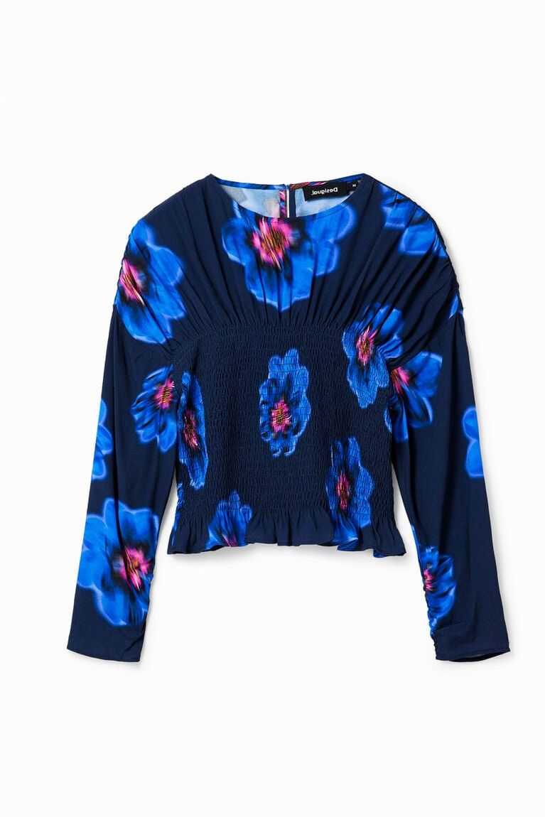 Desigual Floral ruched blouse Üstler Kadın | 258034-KWV