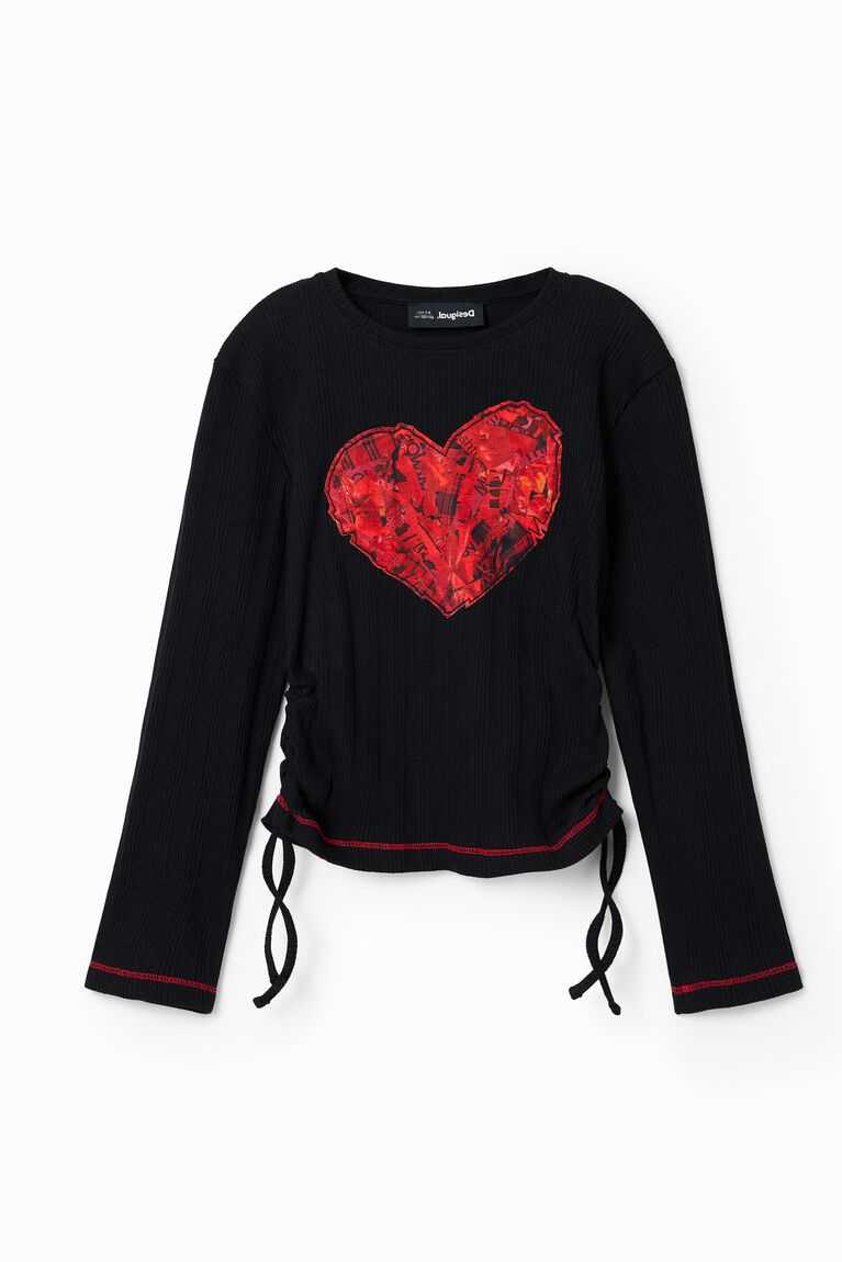 Desigual Gathered heart Tişört Kiz Çocuk | 712058-GDZ