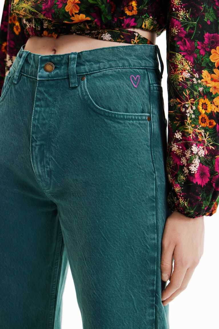 Desigual Geniş leg Kot Pantolon Kadın | 564819-VYC