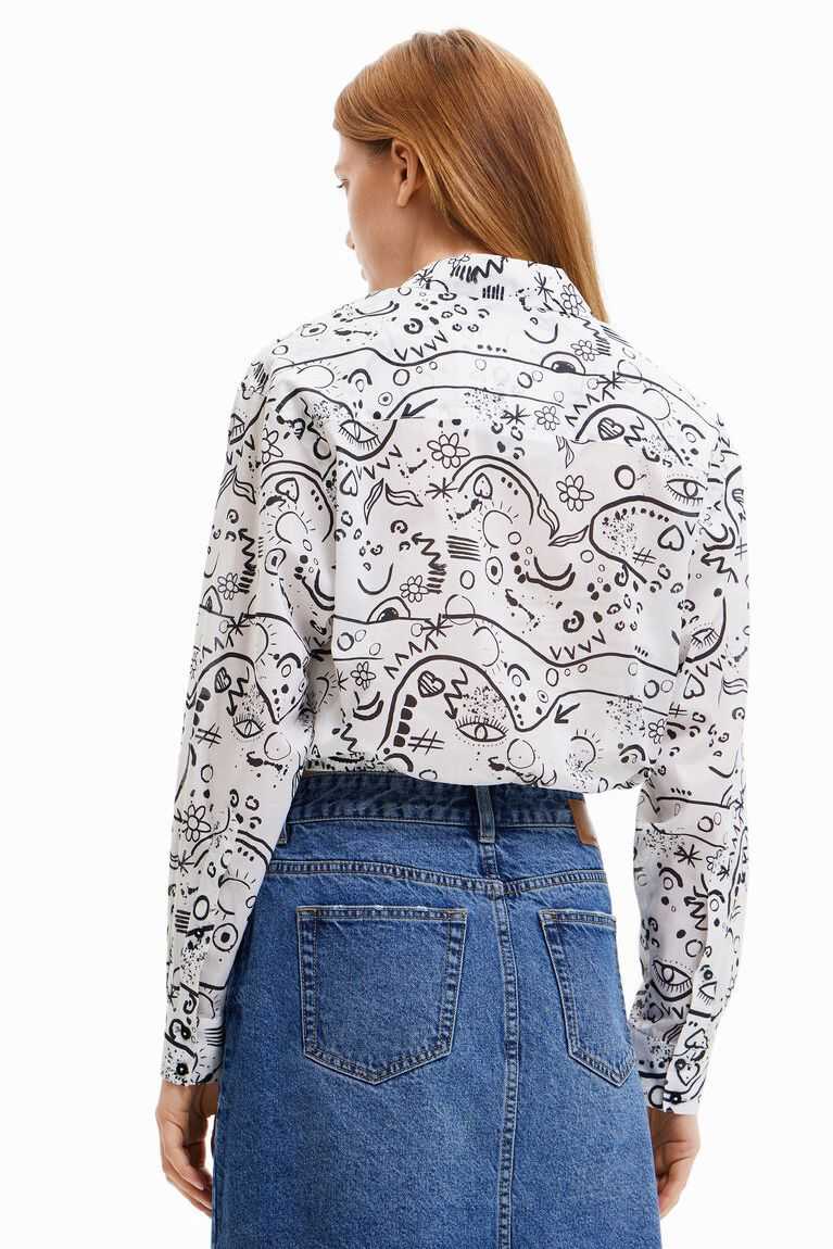 Desigual Hand-drawn print Üstler Kadın | 091762-YHT