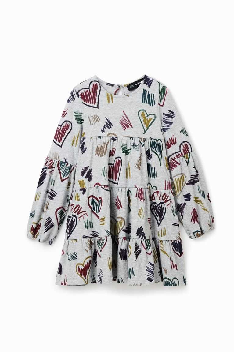 Desigual Heart illustrations Elbise Kiz Çocuk | 218495-LFB