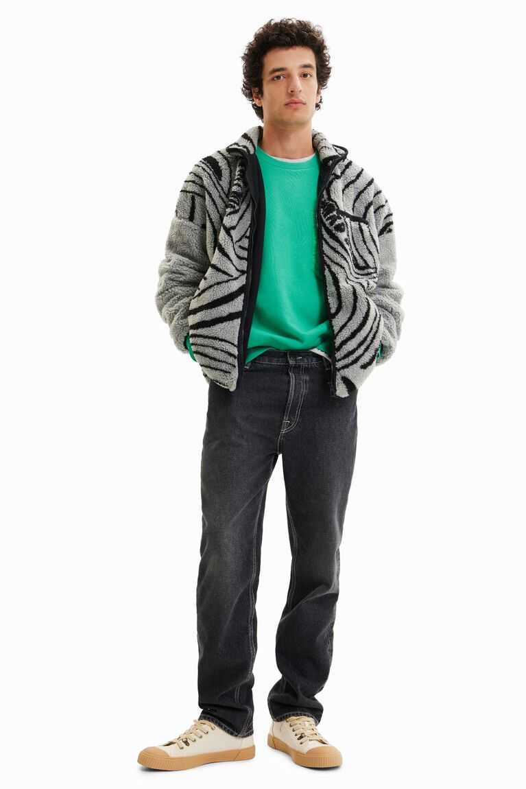 Desigual High-neck fleece Kaban Erkek | 341059-HZP