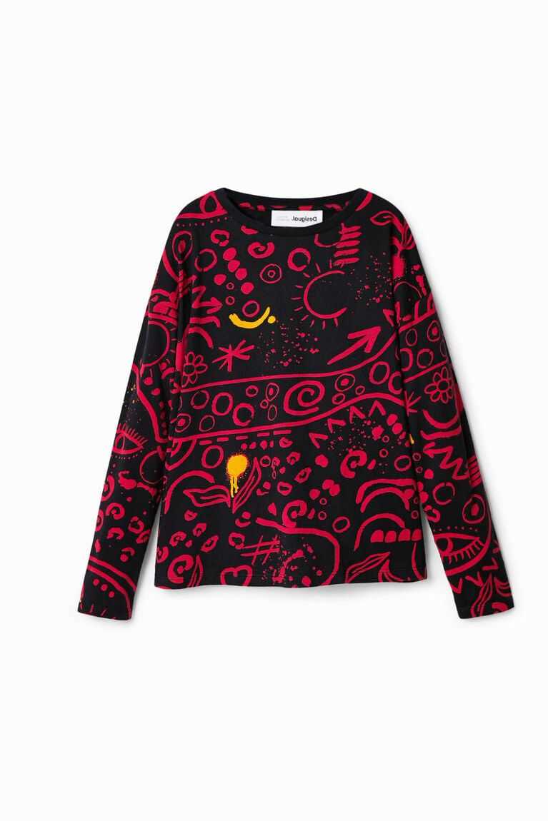 Desigual Illustration print Tişört Kiz Çocuk | 251803-FVQ