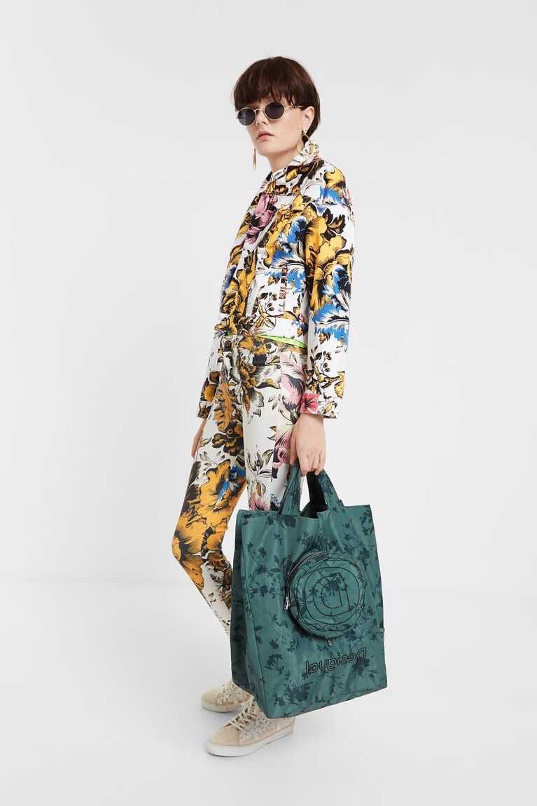 Desigual Jacket with Hawaiian floral print Ceket Kadın | 072915-YOA