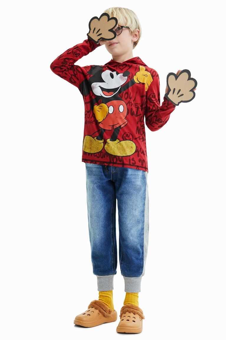 Desigual Kukuletalı Mickey Mouse Tişört Erkek Çocuk | 627859-JFT