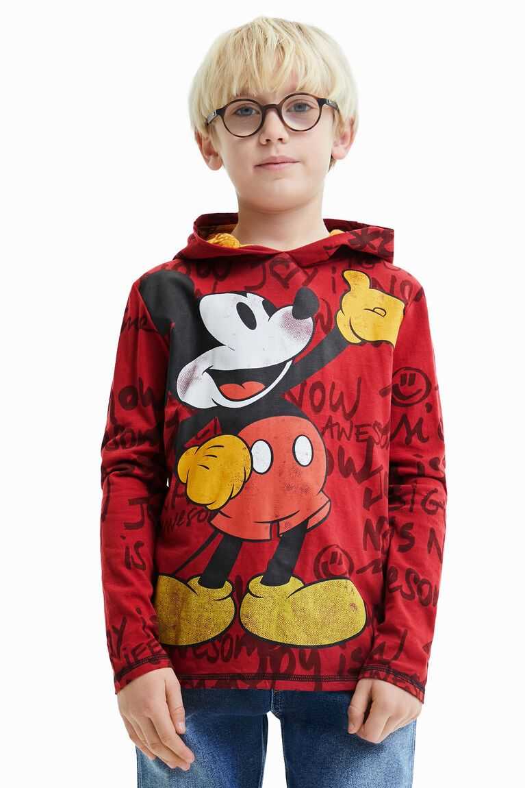 Desigual Kukuletalı Mickey Mouse Tişört Erkek Çocuk | 627859-JFT