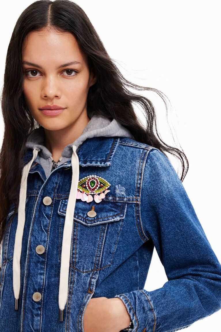 Desigual Kukuletalı denim Ceket Kadın | 521387-MDT