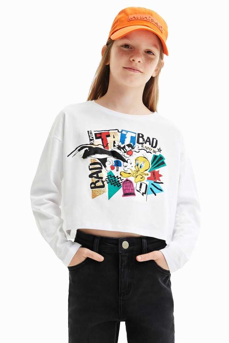 Desigual Kısa Looney Tunes Tişört Kiz Çocuk | 137859-YRJ